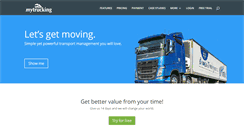 Desktop Screenshot of mytrucking.com